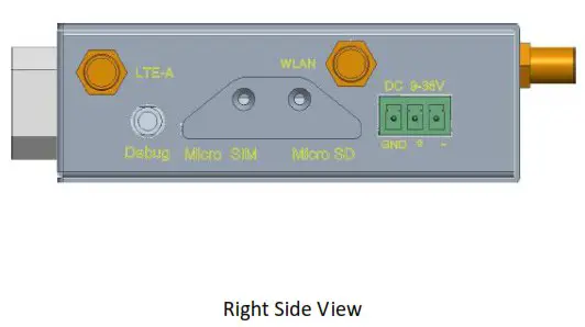Vantron VT M2M C335L Gateway - Product Appearance 2