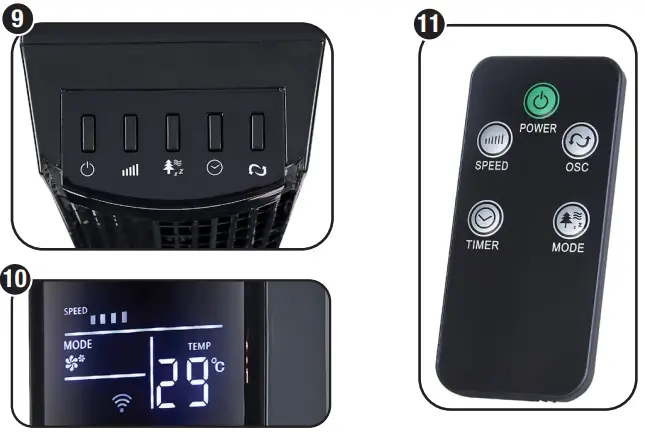 STIRLING TF4602WIFI Wi-Fi Function 117 cm Tower Fan-FIG4