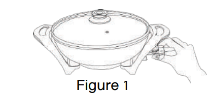 Ovente Electric Skillet with Nonstick Coating and Glass Lid-2