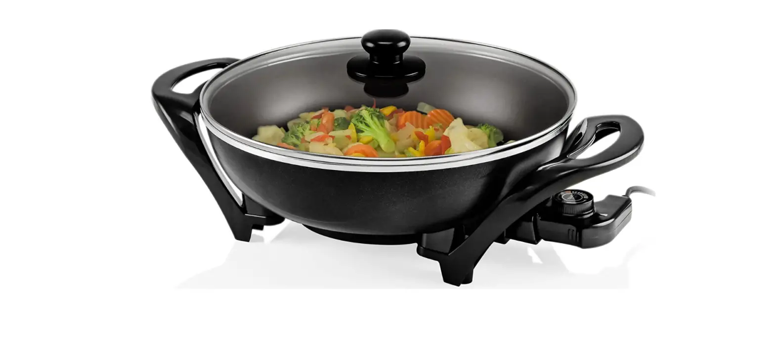 Ovente Sk3113b Electric Skillet With Nonstick Coating And Glass Lid User Guide