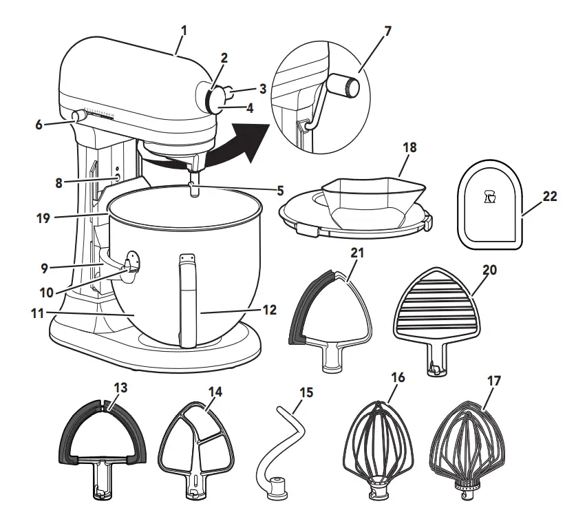 KitchenAid KSM55 Maker Inspired Stand Mixers-