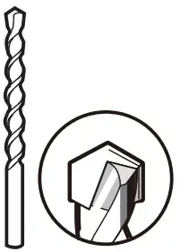 Ø1/4" (6mm) Drill bit