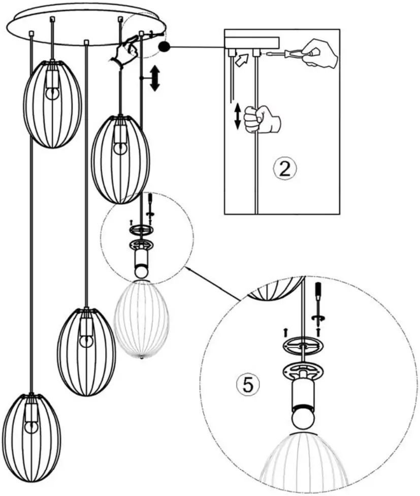 Schuller 752268 Lighting Pendants Ovila A03