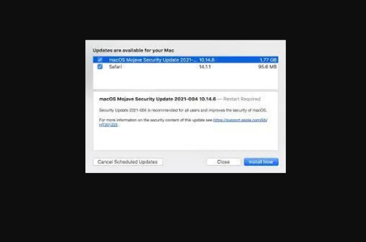 About The Security Content Of Security Update 2021-004 Mojave About The Security Content Of Security Update 2021-004 Mojave