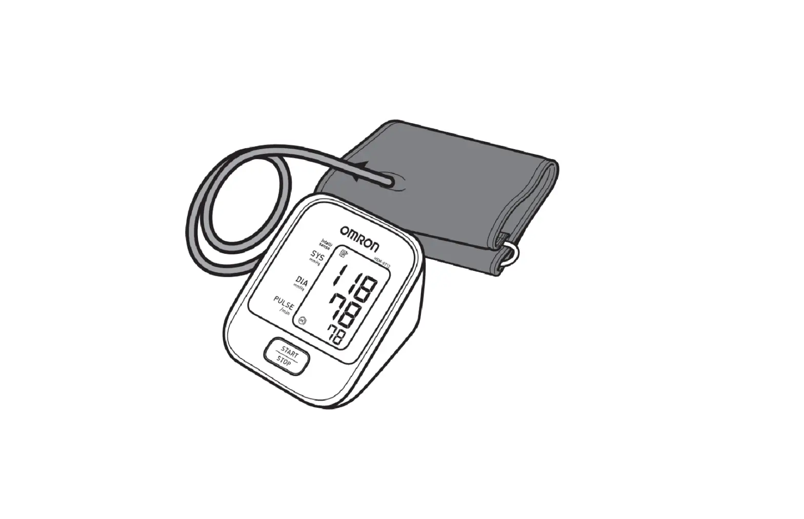 Omron Hem-8712-ap Automatic Blood Pressure Monitor Instruction Manual