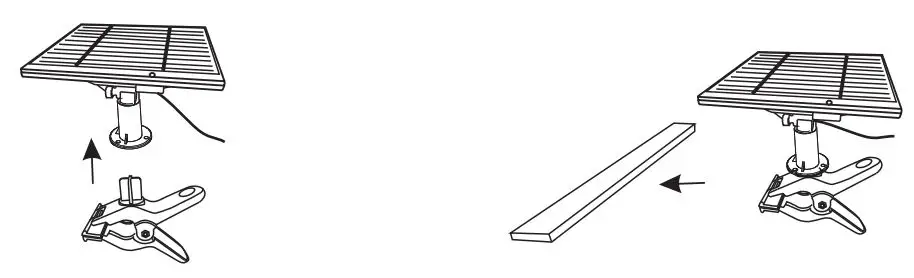 Brightown S14 Patio Solar String Lights User Manual - Clip on dech