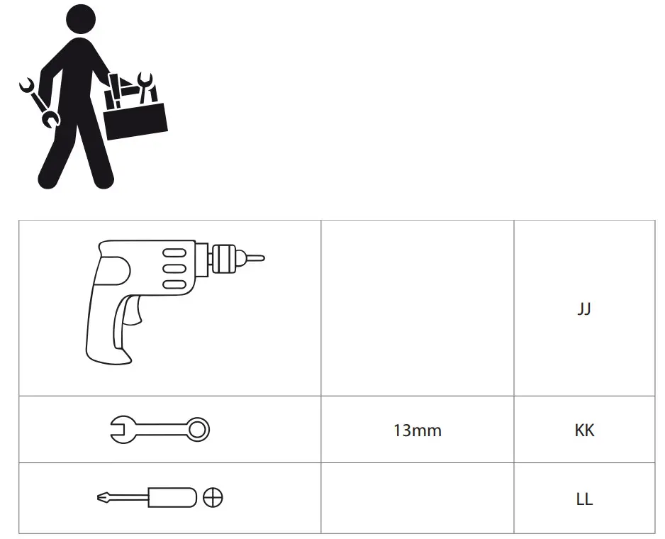 edbak CMS21 Adjustable Ceiling Mount - Figure 2
