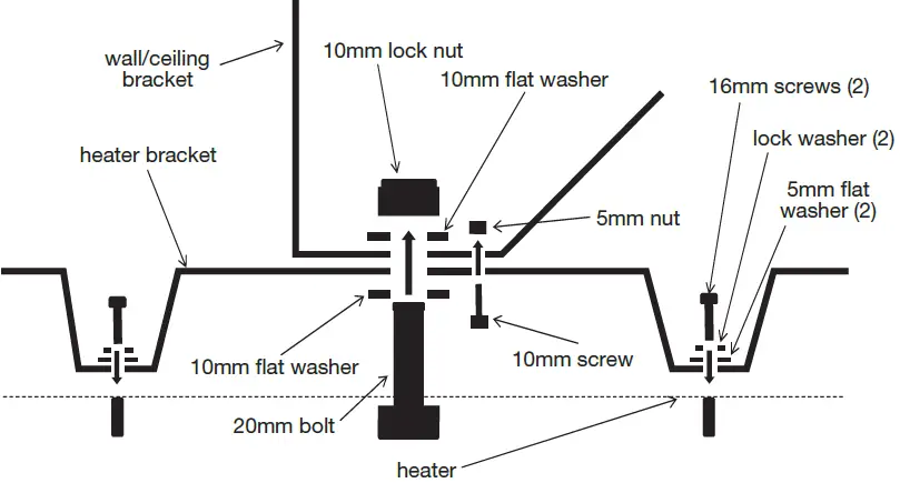 MARLEY GH48R Garage and Utility Electric Heater 15