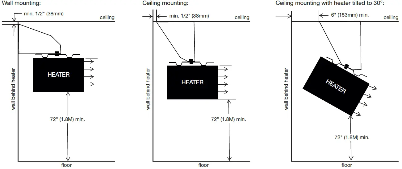 MARLEY GH48R Garage and Utility Electric Heater 16