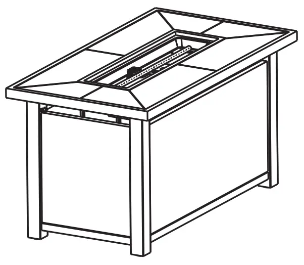 HOME DECORATORS COLLECTION FHTS80317 25 98 in x 25 59 Inch Rectangle Steel Propane Gas Gray Fire-fig10