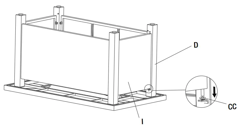 HOME DECORATORS COLLECTION FHTS80317 25 98 in x 25 59 Inch Rectangle Steel Propane Gas Gray Fire-fig8