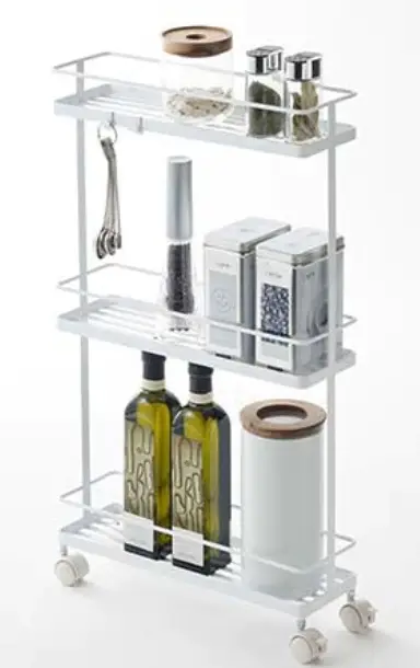 YAMAZAKI ZK-007 E Slim Kitchen Wagon