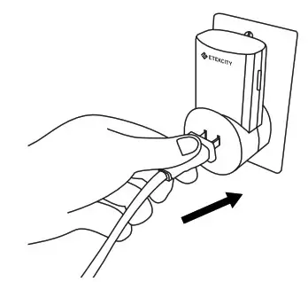 ETEKCITY Zap 5LX-S Remote Outlet Switch -outlet to control