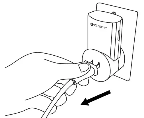 ETEKCITY Zap 5LX-S Remote Outlet Switch - remote outlet