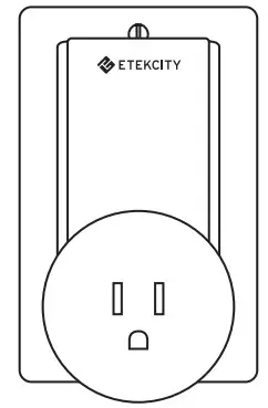 ETEKCITY Zap 5LX-S Remote Outlet Switch - single click