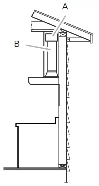 arietta AVN436SSB 36 Inch Stainless Steel Convertible Chimney Style Wall Mount Hood - 4