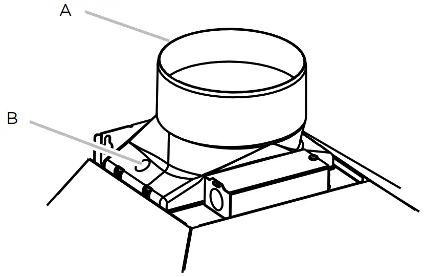 arietta AVN436SSB 36 Inch Stainless Steel Convertible Chimney Style Wall Mount Hood - 9