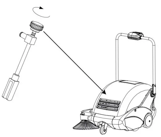 FIG 21 ADJUSTING THE SIDE BRUSH.JPG