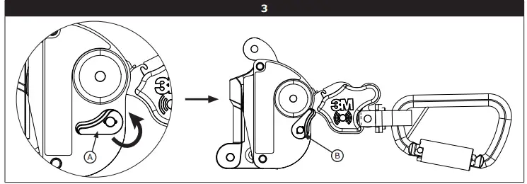 3M 5908555-Lad-Saf-X2-Vertical-Cable-Safety-Sleeve-FIG-3