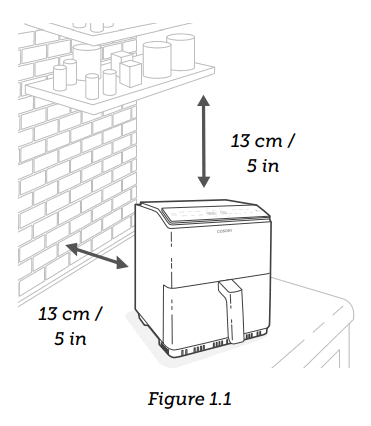 COSORI CAF-P583S-KEU Dual Blaze 6.4-Litre Smart Air Fryer - fig 4