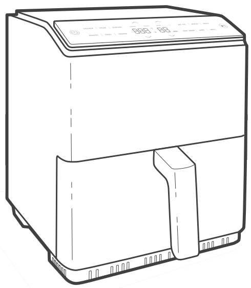 COSORI CAF-P583S-KEU Dual Blaze 6.4-Litre Smart Air Fryer