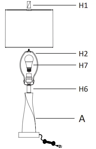 Kawoti 21170 Table Lamp Set Touch Control-fig4
