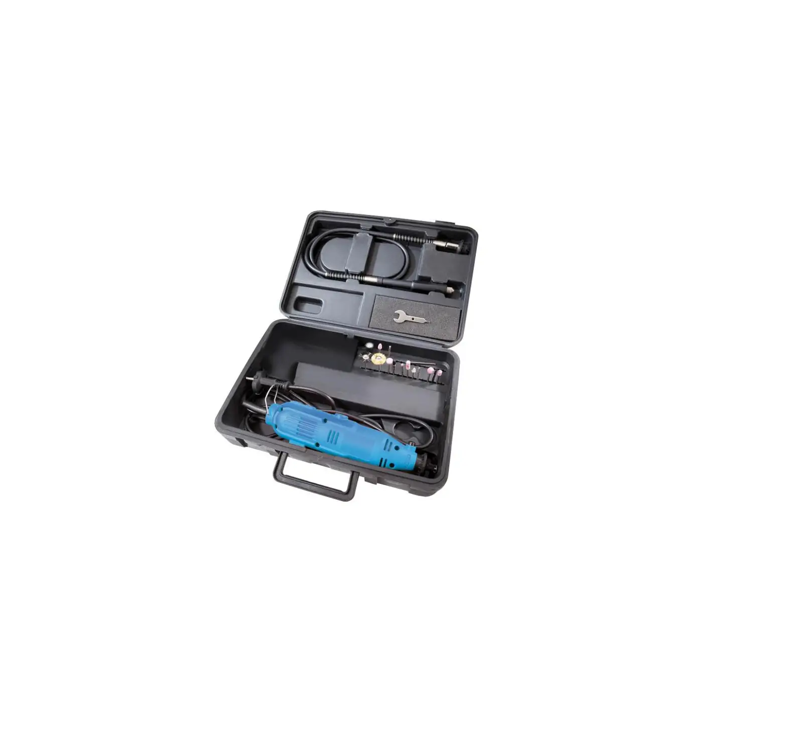 Westfalia 823870 Electric Mini Drill And Milling Machine With 40 Pcs Accessories In Tool Case Instruction Manual