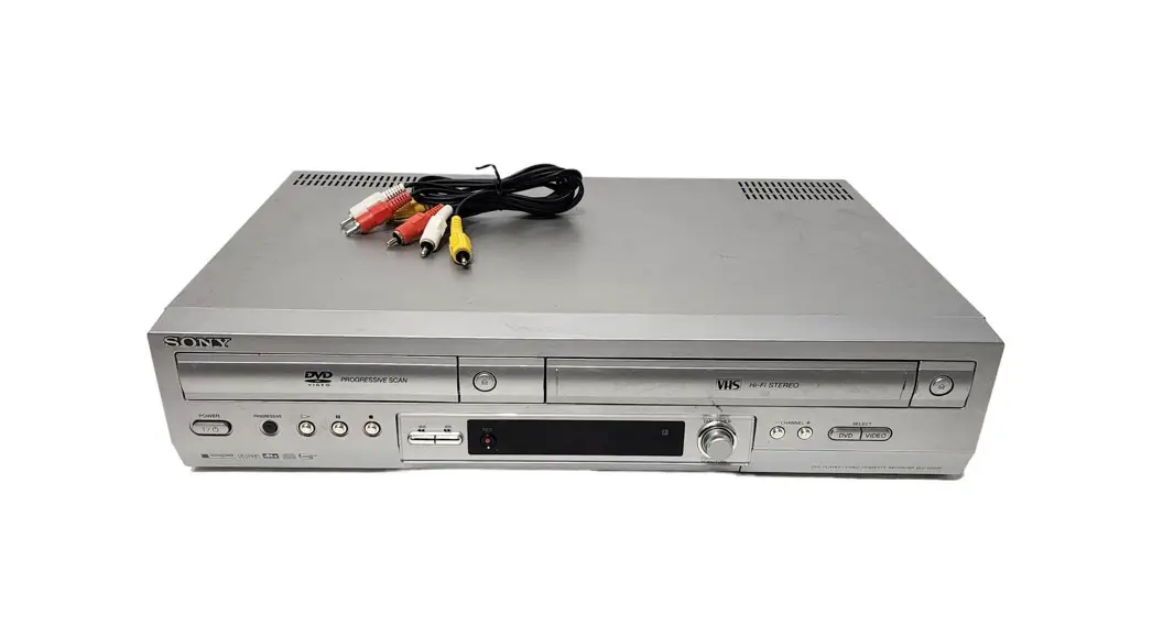 Sony Slv-d500p-slv-d300p Dvd Vhs Vcr Player Combo Instruction Manual