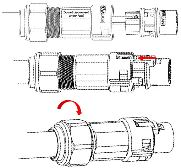 solis S6-GR1P K2 String Inverter - Assemble the AC Cable 4