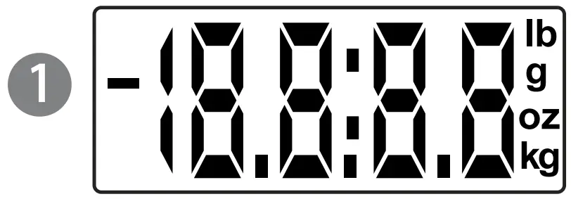 teesa TSA0804 Kitchen Scale - display 1