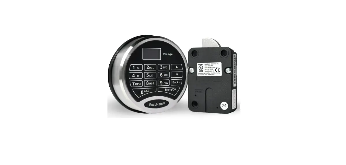 Securam Prologic Smart Safe Lock Instructions