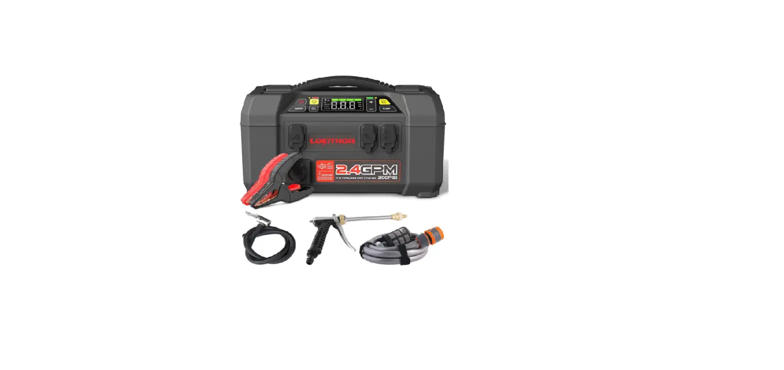 Lokithor Aw401 Jump Starter With Car Washer User Manual Lokithor Aw401 Jump Starter With Car Washer User Manual