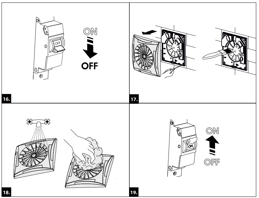 Osily OSEF100-Z1H Ventilation Zone 1 Extractor Fan - fig 5
