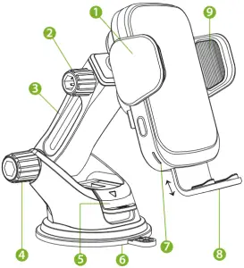 Klipxtreme KMA-610 - Front view
