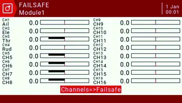 R168 Receiver - Failsafe mode