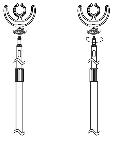 Godox VD-Mic Compact Directional Shotgun Microphone-Stand