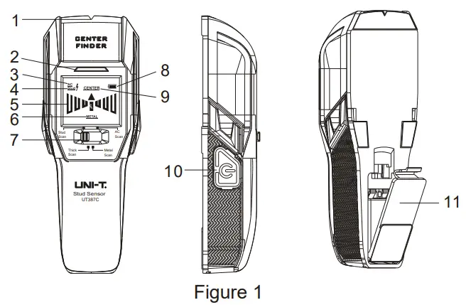 UNI-T Stud sensor UT387C -