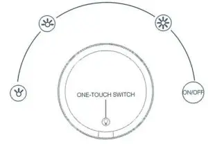 V-TAC VT-7565 LED Rechargeable Mirror Light-One-touch