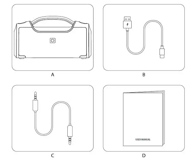 ONESONIC Quattro Bluetooth Speaker fig1