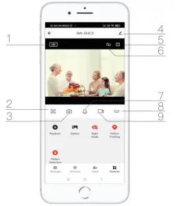 BlitzWolf BW SHC3 Outdoor Security IP Camera - figure 4