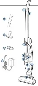Bissell Readyclean Cordless XRT 2 in 1 Cordless Vacuum - Charging Adapter Plug
