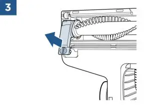 Bissell Readyclean Cordless XRT 2 in 1 Cordless Vacuum - Slide the tab