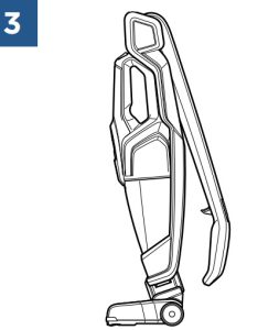 Bissell Readyclean Cordless XRT 2 in 1 Cordless Vacuum - handle back