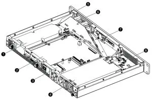 Hytera HR106XU1S Digital Repeater - internal parts