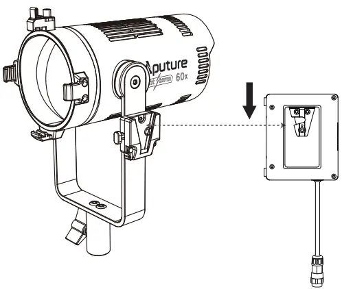 Install the Battery case