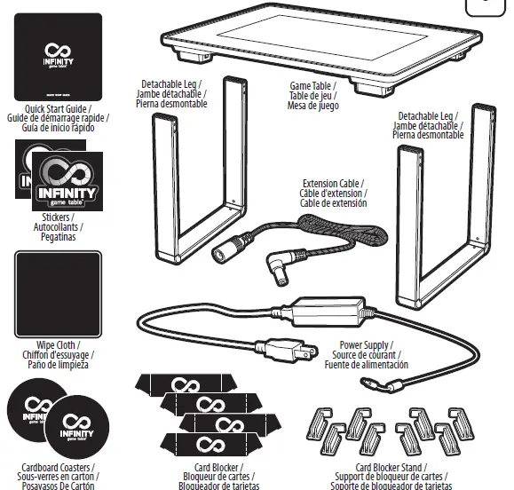 Wf Tastemakers Trading IGT-I-03200 Game Table FIG 1