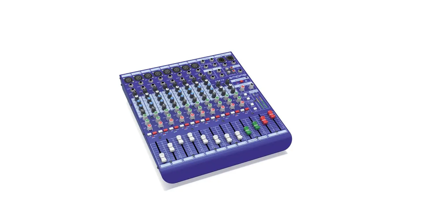 Midas Dm16 16 Input Analogue Live And Studio Mixer User Guide