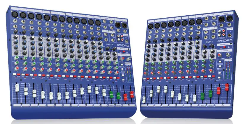 MIDAS DM16 16 Input Analogue Live and Studio Mixer