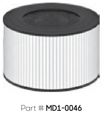 SHARPER IMAGE PURIFY 9 Air Purifier-Part