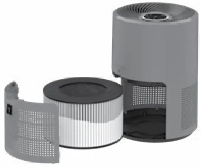 SHARPER IMAGE PURIFY 9 Air Purifier-filter